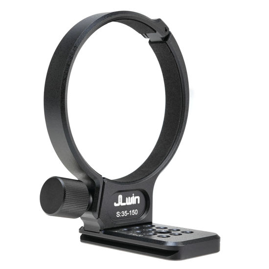 Picture of FocusFoto Metal Tripod Collar Mount Ring 86mm for Samyang 35-150mm F2-2.8 Lens, Bottom with 1/4" & 3/8" Thread Screw Mount Dovetail Groove Quick-Release Plate for Acra-Swiss Tripod