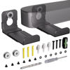 Picture of MUAKIOY Sound Bar Mounts Under TV, Soundbar Bracket Universal Speaker Wall Mount Shelf Adjust 3.4" to 5.8" for Samsung, Vizio, Lg, Sony, JBL, Bose and More Soundbar Mount Bracket with Hardware Kit