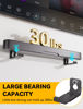 Picture of MUAKIOY Sound Bar Mounts Under TV, Soundbar Bracket Universal Speaker Wall Mount Shelf Adjust 3.4" to 5.8" for Samsung, Vizio, Lg, Sony, JBL, Bose and More Soundbar Mount Bracket with Hardware Kit