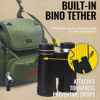 Picture of SEAKRU Binocuar Harness Chest Pack, Bino Harness with Rangefiner Pouch, Bino Case with Rain Cover