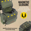 Picture of SEAKRU Binocuar Harness Chest Pack, Bino Harness with Rangefiner Pouch, Bino Case with Rain Cover