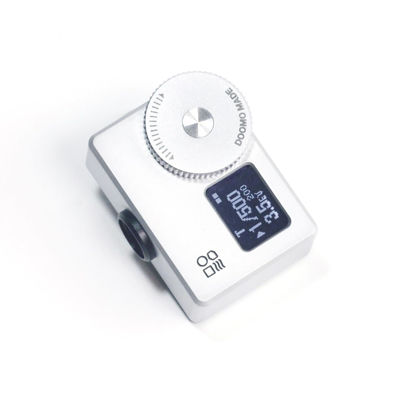 Picture of DOOMO MADE OLED Light Meter, Meter S, New Screen Design, Real-time Metering and One-Button Metering for Vintage Cameras (Chrome)