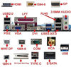 Picture of LAMPVPATH 80 PCS Computer Laptop and Motherboard Anti-dust Plugs, 25 Types of Port Anti-dust Covers Stoppers for Computer Laptop and Motherboard - DO NOT Fit MacBook