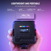 Picture of NEEWER RGB62 Magnetic RGB Video Light with APP Control, 2 Pack 360° Full Color LED Camera Light with 3 Cold Shoes CRI97+ 2500K-8500K 17 Scenes 2000mAh Rechargeable Portable Photography Selfie Lighting