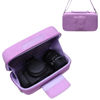 Picture of Camera Case for Canon EOS Rebel R100 / R50 / T7 / R5 / R6 Mark II / R7 / R8 / 90D / 5D Mark IV, Sony, Nikon DSLR SLR Camera, 18-55mm Lens, SD Card, Battery and Cable with Shoulder Strap, Purple