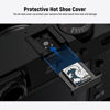 Picture of NEEWER X100V X100VI Hot Shoe Cover & Shutter Button Cap Set, Cold Shoe Cover with Shutter Release Button, Photography Accessories Compatible with Fujifilm X100V X100VI, Black, CA115