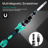 Picture of ORIA Small Screwdriver Set, 60 in 1 with 56 Bits Precision Screwdriver Set, Mini Screwdriver Set Repair Tools with Extension Rod for Smartphone, Game Console, Tablet, PC, Green