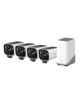 Picture of eufy Security eufyCam S3 Pro 4-Cam Kit, Solar Camera Outdoor Wireless, MaxColor Night Vision, 4K Security Camera with Solar Panel, Face Recognition AI, Expandable Local Storage, No Monthly Fee