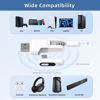 Picture of YOCOWOCO Bluetooth 5.2 Adapter for PS5 with aptX Low Latency, USB C Wireless Audio Transmitter for Connecting Headphones to PS5, PS4, and Switch, Support Included Mic and USB A Port