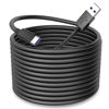 Picture of iMangoo USB to USB C Power Cable for CCTV Camera,33FT Type C Long Power Extension Cable for Xiaomi Mi eufy Security Camera Outdoor Indoor Cord with 10 Wire Clips Cable Nails Black