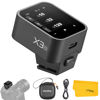 Picture of Godox X3O X3-O TTL Wireless Flash Trigger for Olympus Panasonic Camera, 2.4G Wireless Touchscreen Flash Transmitter, Support TTL Auto/Manual/Multi Flash, Built-in Lithium Battery, High-Definit Screen
