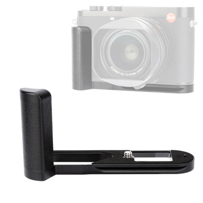 Picture of JJC HG-Q3 Leica Q3 Hand Grip, Arca Swiss Type Quick Release QR, Anti Slip Metal Holder Hand Grip, Aluminum Aloy, Compatible with Leica Q3 Camera, Easy Access to The Battery Memory Card