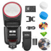 Picture of Godox V1 V1Pro S U Flash for Sony Camera TTL Speedlight, 1/8000 HSS 500 Full Power Flashes, 1.3s Recycle Time, 2.4G Wireless with External Flash SU-1 for Sony Cameras (Godox V1PRO-S USA Version)