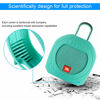 Picture of TXEsign Protective Silicone Stand Up Case for JBL Clip 3 Waterproof Portable Speaker (Teal)