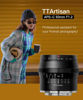 Picture of TTArtisan 50mm F1.2 APS-C Manual Focus Lens for Sony E Mount Camera Like A5000 A5100 A6000 A6100 A6300 A6400 A6500 A6600 NEX-3 NEX-3N NEX-3R NEX-5T NEX-5R NEX-5 NEX-5N NEX-7 NEX-5C Black