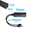 Picture of REVODATA Gigabit Type C PoE Splitter 5V/4A, PoE 48V to USB-C 5V/4A Output, Comply IEEE802.3af/at, Adaptive 10/100/1000Mbps, PoE Adapter Splitter for Smart Home/Pi 4B/4B+ (TYPEC0504G)