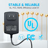Picture of UL Listed 12V 2A 10ft Power Supply Adapter, Regulated 12Volts 2000mA 24W AC Adapter Charger Replacement for LED Strip Light CCTV Camera BT Speaker GPS Webcam Router DC12V Transformer and More