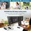 Picture of WAVLINK USB3.0 to HDMI/DVI/VGA Universal Graphic Adapter，Supports Primary/2048x1152 Extend/Mirror Video Mode up to 6 Display Units with Aduio Port Displaylink Chip for Windows, Chrome OS