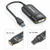 Picture of WAVLINK USB3.0 to HDMI/DVI/VGA Universal Graphic Adapter，Supports Primary/2048x1152 Extend/Mirror Video Mode up to 6 Display Units with Aduio Port Displaylink Chip for Windows, Chrome OS