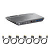 Picture of AV Access KVM Switch 2 Computers 2 Monitors DisplayPort 8K@60Hz 4K@165hz/144hz, DP KVM Switch Dual Monitors with USB 3.0 Ports, Audio Out, IR Remote, Hotkey Switch, with 6 DP Cables