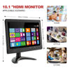 Picture of WHOLEV Security Monitor 10.1" CCTV Monitor 1024x600 FHD PC Monitor with VGA HDMI BNC AV USB Input Built-in Speaker 178° Wide Angle for Raspberry Pi Game Computer Monitor