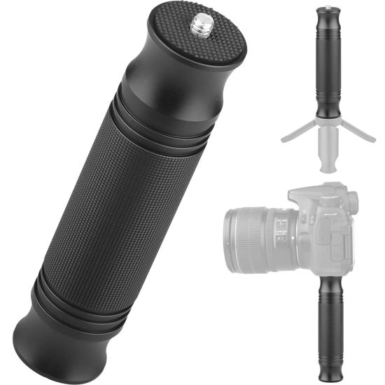 Picture of ChromLives Camera Handle Grip Support Mount Universal Handlegrip Camera Stabilizer with 1/4 inches Male Screw for Digital Video Camera Camcorder Action Camera LED Light Phone