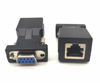 Picture of Halokny RS232 DB9 9Pin to RJ45 Ethernet Converter, DB9 Male & Female to RJ45 Female Serial Adapter (1 Set)