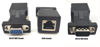 Picture of Halokny RS232 DB9 9Pin to RJ45 Ethernet Converter, DB9 Male & Female to RJ45 Female Serial Adapter (1 Set)
