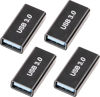 Picture of 4Pack USB Female to USB Female Adapter for Connecting Two USB Male Ends Devices, Female to Female USB Adapter Extension Connector Compatible with MacBook Pro/Air, IPad Pro Google Pixel,Apple Etc.