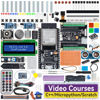 Picture of SunFounder ESP32 Ultimate Starter Kit (Compatible with Arduino) ESP32CAM, RoHS Compliant, Python C Scratch, Video Courses, IoT for Beginners Engineers, ESP32-WROOM-32E Board & Battery Included