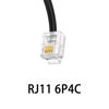 Picture of SYGGDERS RJ11 to USB Adapter, RJ116p4c to USB Female Cable, Used for Telephone Communication, Fax Machine, Modulation and Demodulation Adapter (30cm)