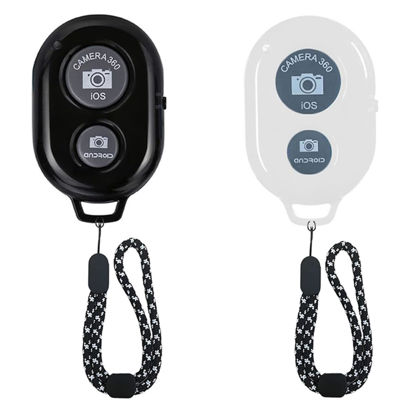 Picture of Wireless Camera Shutter Remote Control for Smart Phones- Compatible with iOS/Android (1 White+1 Black)