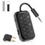 Picture of Bluetooth Transmitter Receiver for TV - Airplane Bluetooth Adapter for All Headphones - Plane Travel Essentials - Dual Connection - aptX Low Latency -Wireless Audio Aux for MP3,Game,PC-Black
