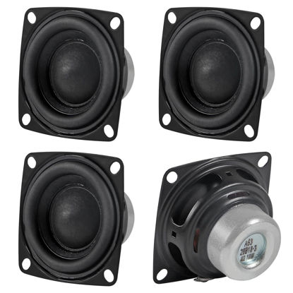 Picture of Shutao 4Pcs 2 Inch 10W Audio Speaker Driver Full Range Speaker 4 Ohm Bluetooth Speaker 53MM Bass Loudspeaker for Repair Multimedia Home Audio