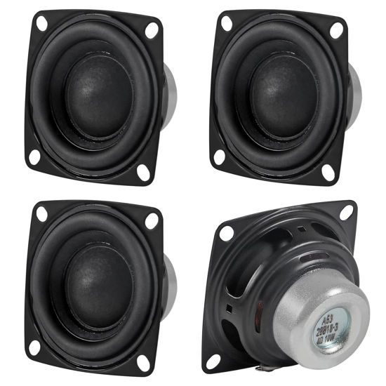 Picture of Shutao 4Pcs 2 Inch 10W Audio Speaker Driver Full Range Speaker 4 Ohm Bluetooth Speaker 53MM Bass Loudspeaker for Repair Multimedia Home Audio