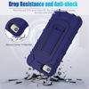Picture of ZoneFoker for iPod Touch 7th Generation Case, iPod Touch 6th / 5th Generation Case Heavy Duty Shockproof Rugged Cover for Apple iPod Touch 7/6/5 Generation Case for Kids Boys Navy Blue