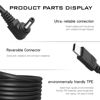 Picture of Charger Cable Power Adapter Compatible with Ring S Ring Stick Up Cam Battery/Plug-in 3rd Gen/2nd Gen & Ring Pan Tilt Stick Up Camera, 13.2FT Power Cord Continuously Charge Your Camera Indoor/Outdoor