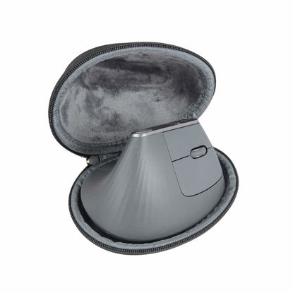 Picture of Hermitshell Hard Travel Case for Logitech MX Vertical Wireless Mouse (Black, Case for MX Vertical)