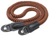 Picture of HITHUT Paracord Camera Strap Long Camera Neck Shoulder Strap for SLR DSLR Digital Mirrorless Cameras 36inch/90cm Brown