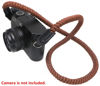 Picture of HITHUT Paracord Camera Strap Long Camera Neck Shoulder Strap for SLR DSLR Digital Mirrorless Cameras 36inch/90cm Brown