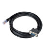 Picture of LFHUKEJI RJ45 to RS232,DB9 9-Pin Serial Port Male to RJ45 Female Cat5 Ethernet LAN Console 4.9Ft