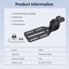Picture of Nitze 15mm Rod Clamp Adapter with Mounting Plate for Monitor, Wireless Transmitter/Receiver and DJI Focus Pro LiDAR - N10D