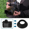 Picture of SG Store 2pcs DK-19 Rubber Replacement Eyepiece Eyecup DK-19 Rubber Camera Eyepiece Compatible with Nikon D2 D3 Df D4 D700 D800E D810 F6 F5 Cameras, Black