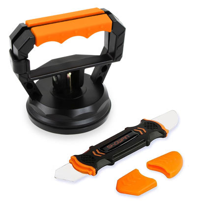Picture of SHOWPIN Electronics Opening and Prying Tools: 2-in-1 Screen Removal Replacement Tool Separator Suction Cup for Phone iPad Laptop PC DIY