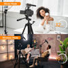 Picture of COMICA VM40 Dual-Channel Shotgun Microphone with 48kHz/32-bit Float Recording, Wireless Camera Microphone with 32G onboard Recording, External Directional Microphone Compatible with Canon, Nikon