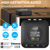 Picture of 1Mii B06HD+ Hi-Res Bluetooth 5.1 Music Receiver for Home Stereo w/LDAC, Hi-Fi Bluetooth Adapter w/Audiophile DAC aptX HD Volume Control OLED Display, Wireless Audio Adapter for AV Receiver/Amplifier