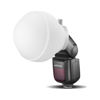 Picture of Godox ML-CD15 Diffusion Dome Kit, Silicone Flash Diffuser with 3 Adapters Compatible for Godox V1 AD100 Pro AD200 Pro AD300 Pro AD400 Pro V860III V860II TT600 TT685II ML60Bi TT520II TT560