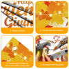 Picture of AIBIIN Happy Friendsgiving Backdrop Friendsgiving Party Decorations Thanksgiving Day Turkey Photography Background Fall Pumpkin Harvest Maple Leaf Happy Friends Giving Party Banner 70.8x43.3 inch