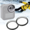 Picture of 【2 Pcs】 FitStill Lens Cover for Go Pro MAX Action Camera Lens Protector Kit, Sticky Lens Guards Protection for Camera, Go Pro MAX Waterproof Transparent Lens Protector, Camera Protection
