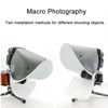 Picture of Macro Photography Flash Diffuser Kit Portable Speedlite Flash Diffuser Softbox for Macro Jewelry Insect Photography Accessories Small Version